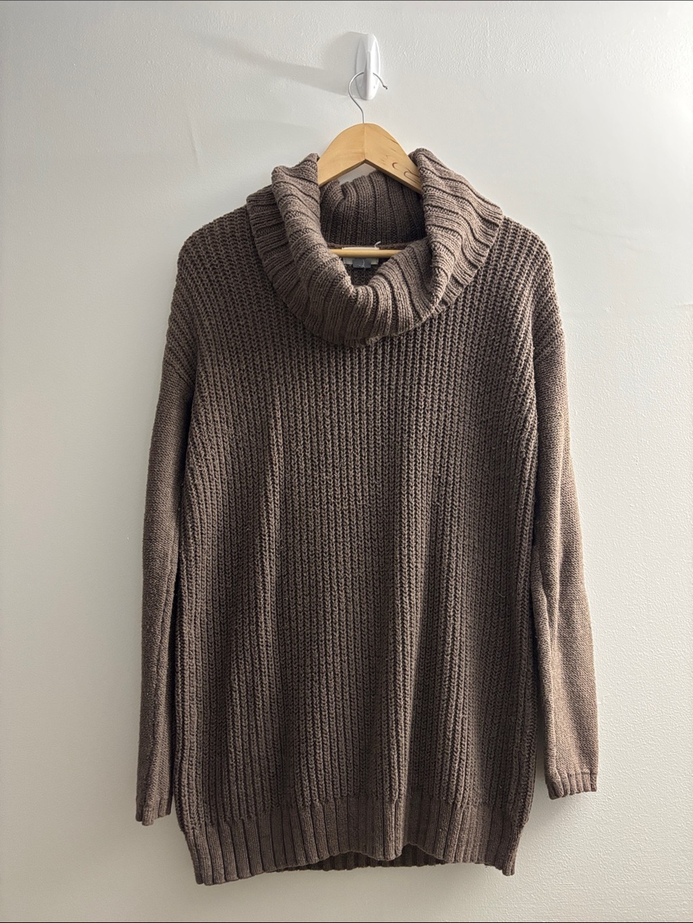 Old Navy Brown Chunky Cowl Neck Sweater